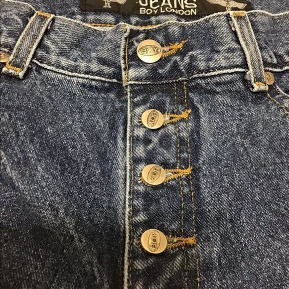 Vintage 79-80’s BOY LONDON JEANS Button Fly Jeans Size 9 - Picture 4 of 15